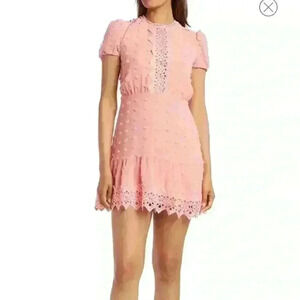 Love by Design Lynsey Short Sleeve Mini Dress in Rose Petal